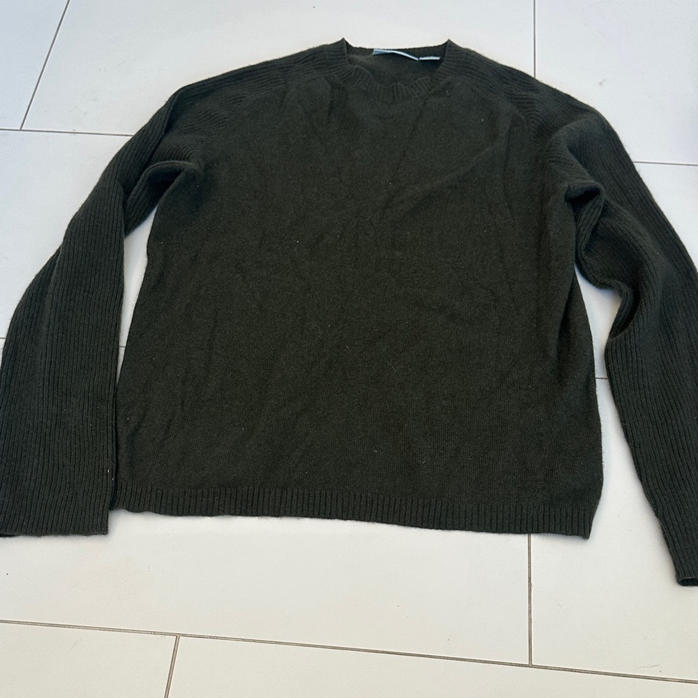 Gene Meyer Olive Green Sweater M Men’s Cashmere
